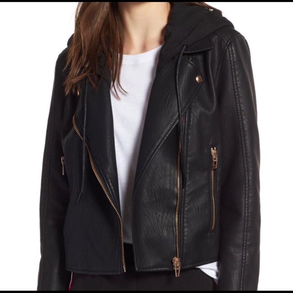 Blank NYC Meant to Be Moro Jacket with Removable Hood